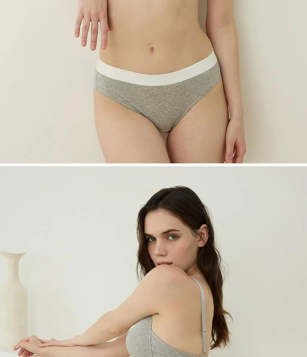 [Wonderbra] 볼륨 스포츠 아웃밴드 노와이어 브라팬티 2종세트 멜란지그레이 WBW5N30_T 상세페이지 16